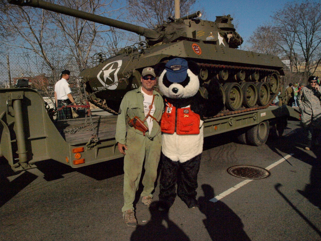 Coastie makes friends with a US Army